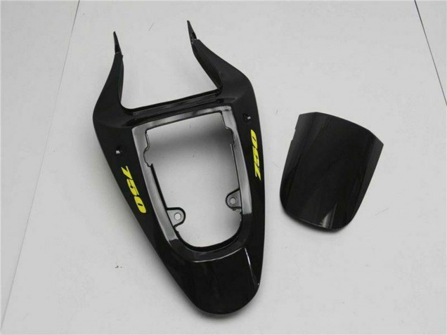Carenado Moto Suzuki GSXR 600/750 2001-2003 - Negro Brillante Amarillo Llama