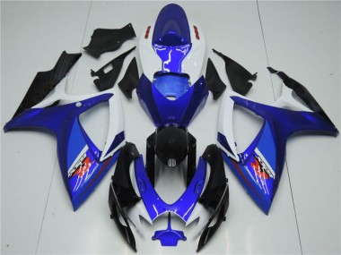 Carenados Moto Suzuki GSXR 600/750 2006-2007 - Blanco Azul Negro Rojo