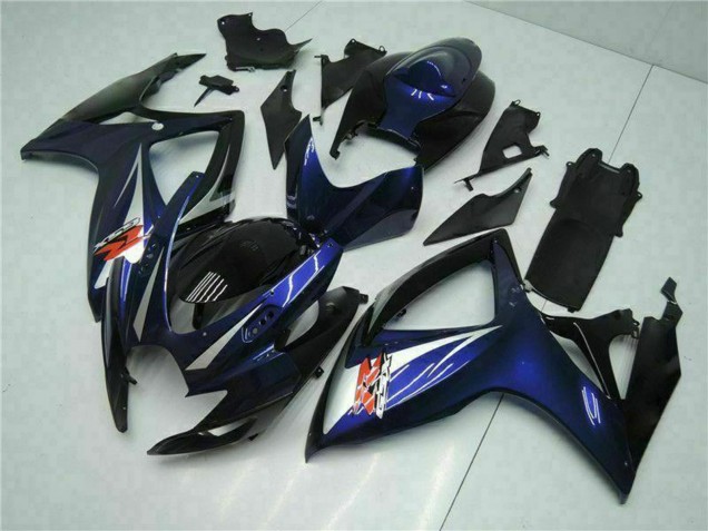 Carenado Moto Suzuki GSXR 600/750 2006-2007 - Negro Brillante Azul