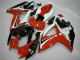 Carenado Moto Suzuki GSXR 600/750 2006-2007 - Blanco Rojo Negro Brillante Raya
