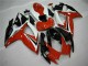 Carenado Moto Suzuki GSXR 600/750 2006-2007 - Blanco Rojo Negro Brillante Raya