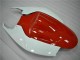 Carenado Moto Suzuki GSXR 600/750 2006-2007 - Blanco Rojo Negro Brillante Raya