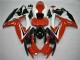 Carenado Moto Suzuki GSXR 600/750 2006-2007 - Blanco Rojo Negro Brillante Raya