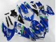 Carenado Moto Suzuki GSXR 600/750 2008-2010 - Azul Blanco Verde Negro