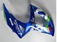 Carenado Moto Suzuki GSXR 600/750 2008-2010 - Azul Blanco Verde Negro