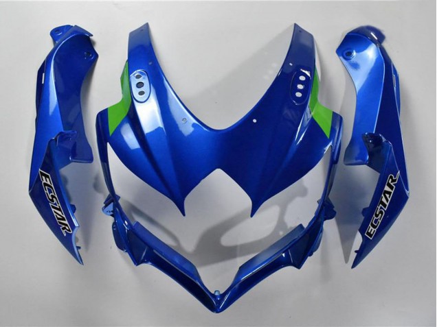 Carenado Moto Suzuki GSXR 600/750 2008-2010 - Azul Blanco Verde Negro