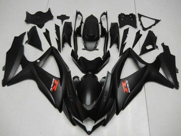Carenado Moto Suzuki GSXR 600/750 2008-2010 - Negro Mate Rojo
