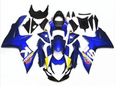 Carenados Moto Suzuki GSXR 600/750 2011-2024 - Azul Blanco