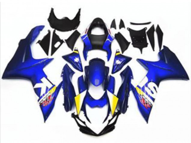 Carenados Moto Suzuki GSXR 600/750 2011-2024 - Azul Blanco