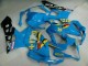 Carenado Moto Suzuki GSXR 1000 2005-2006 - Azul Oro Negro Rizla