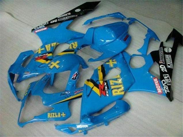 Carenado Moto Suzuki GSXR 1000 2005-2006 - Azul Oro Negro Rizla