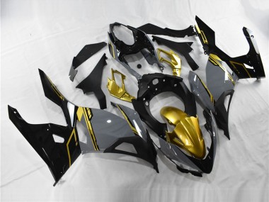 Carenado Moto Kawasaki Ninja 400 2018-2024 - Nardo Gris Oro Negro