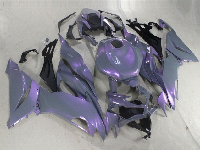 Carenado Moto Kawasaki ZX6R 2019-2022 - Camaleón Gris Dazz Púrpura Perla