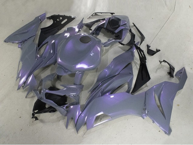 Carenado Moto Kawasaki ZX6R 2019-2022 - Camaleón Gris Dazz Púrpura Perla