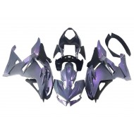 Carenado Moto Kawasaki Ninja 500 EX500R 2024-2025 - Camaleón Gris Dazz Púrpura Perla