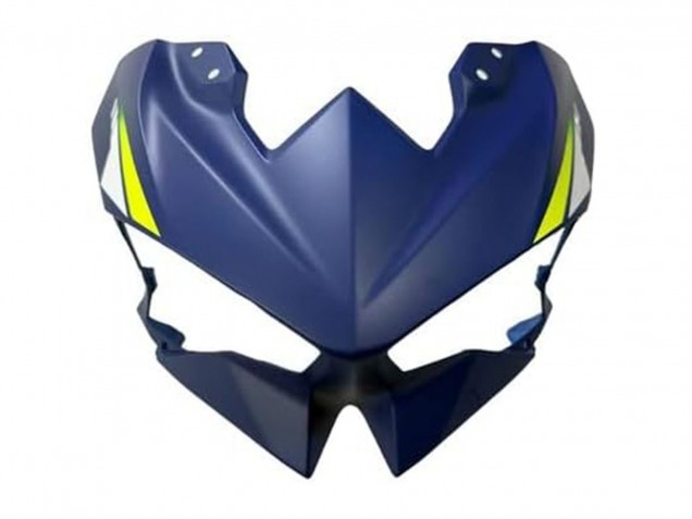 Carenado Moto Kawasaki Ninja 500 EX500R 2024-2025 - Azul Blanco Amarillo Plata Negro