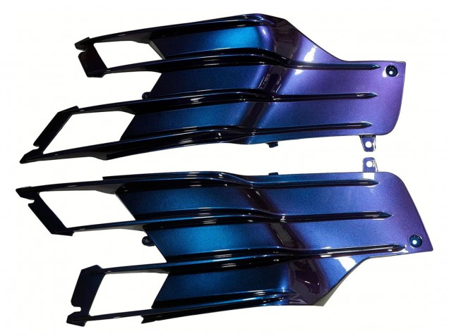 Carenado Moto Kawasaki ZX14R ZZR1400 2012-2024 - Camaleón Azul Púrpura