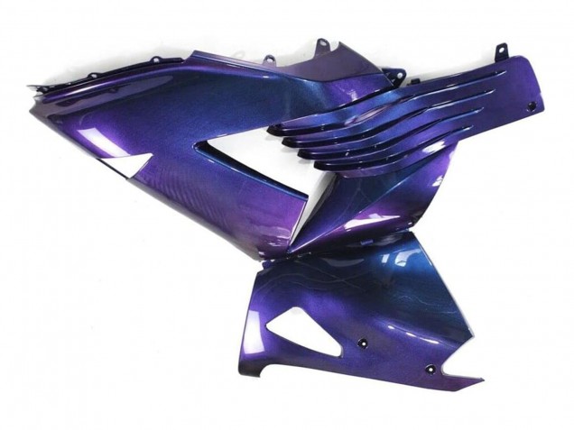 Carenado Moto Kawasaki ZX14R ZZR1400 2006-2011 - Camaleón Azul Púrpura