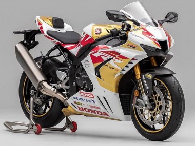 Carenados Moto Honda CBR1000RR-R 2020-2023 - Blanco Rojo Oro Motul