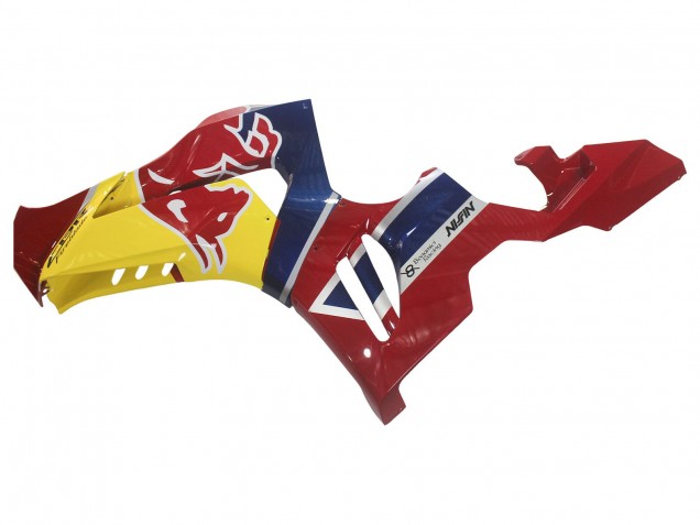 Carenado Moto Honda CBR1000RR-R 2020-2023 - Azul Amarillo Rojo Bull
