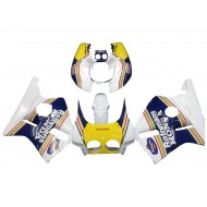 Carenado Moto Honda CBR400RR NC23 1987-1989 - Blanco Amarillo Azul Rothmans