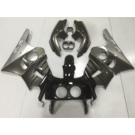 Carenado Moto Honda CBR400RR NC29 1990-1999 - Plata Gris Negro Brillante
