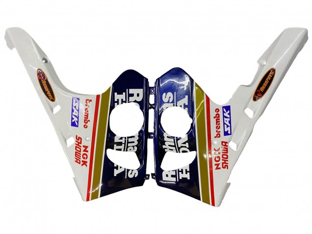 Carenado Moto Honda CBR400RR NC29 1990-1999 - Blanco Oro Rojo Azul Oscuro Rothmans