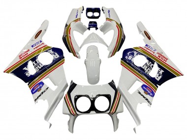 Carenado Moto Honda CBR400RR NC29 1990-1999 - Blanco Oro Rojo Azul Oscuro Rothmans