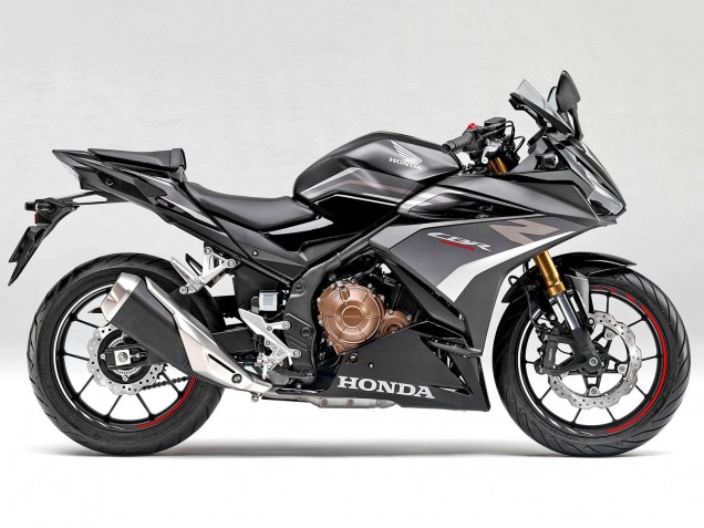 Carenado Moto Honda CBR400R 2022 - Blanco Negro Mate