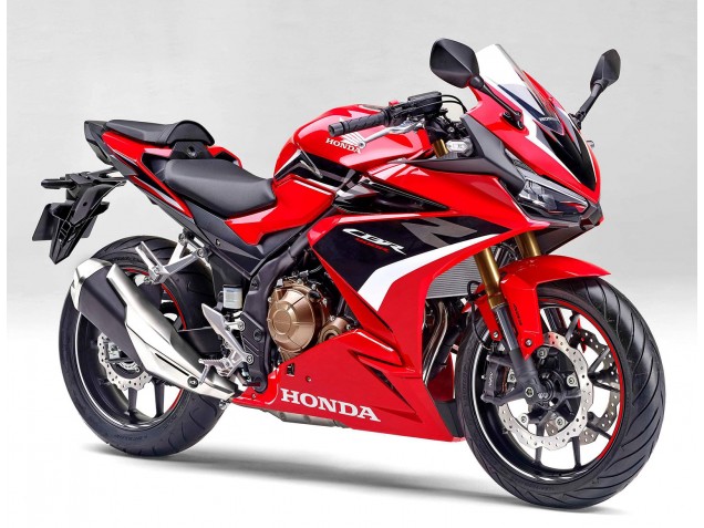 Carenado Moto Honda CBR400R 2022 - Rojo Blanco Negro Brillante