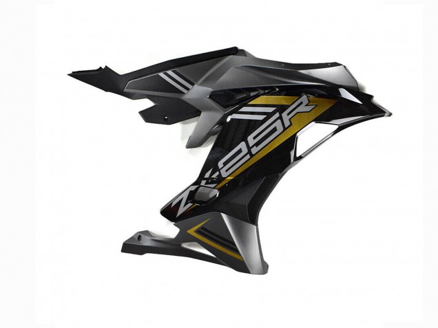 Carenado Moto Kawasaki ZX25R ZX-25R 2019-2025 - Gris Oro Negro Brillante