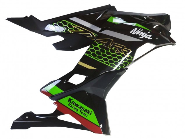 Carenado Moto Kawasaki ZX25R ZX-25R 2019-2025 - Verde Negro Rojo Honeycomb
