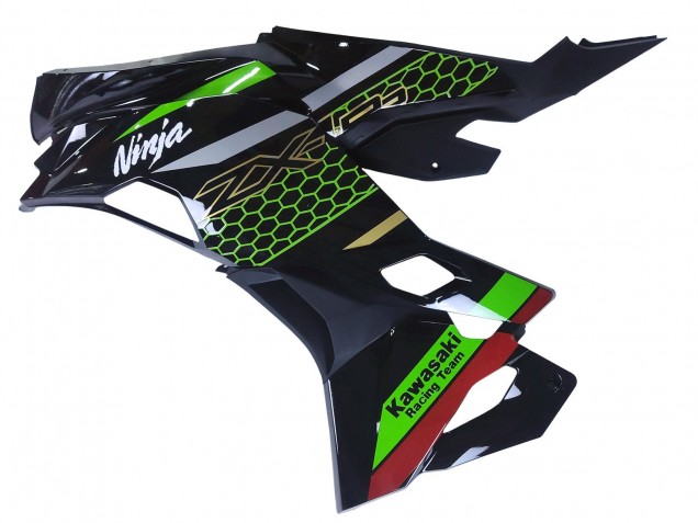 Carenado Moto Kawasaki ZX25R ZX-25R 2019-2025 - Verde Negro Rojo Honeycomb