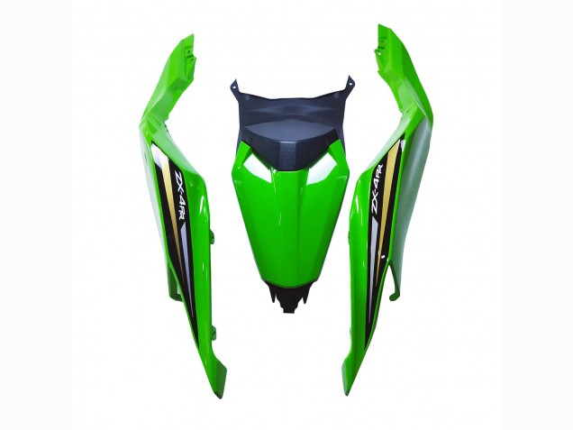Carenado Moto Kawasaki ZX25R ZX-25R 2019-2025 - Verde Negro Rojo Honeycomb