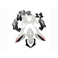 Carenado Moto Kawasaki Z400 2018-2024 - Blanco Rojo Negro