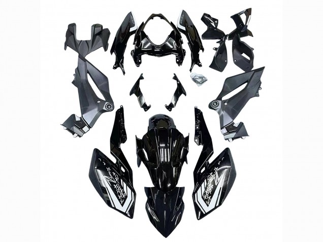 Carenado Moto Kawasaki Z400 2018-2024 - Negro Brillante