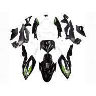 Carenado Moto Kawasaki Z400 2018-2024 - Blanco Negro Brillante Verde