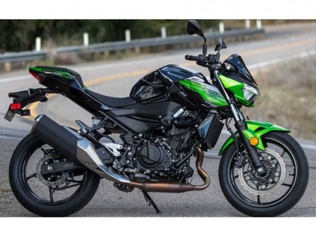 Carenado Moto Kawasaki Z400 2018-2024 - Verde Negro