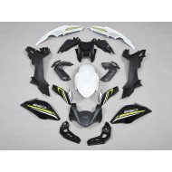 Carenado Moto Kawasaki Ninja Z650 2017-2019 - Negro Blanco Amarillo