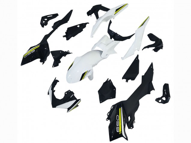 Carenado Moto Kawasaki Ninja Z650 2020-2023 - Blanco Negro Verde