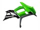 Carenado Moto Kawasaki Z1000SX 2010-2016 - Negro Brillante Negro Mate Verde