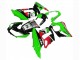 Carenado Moto Kawasaki Z1000SX 2010-2016 - Verde Rojo Negro Brillante Elf 35