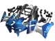 Carenado Moto Kawasaki ZZR400 1993-2007 - Azul Plata Negro