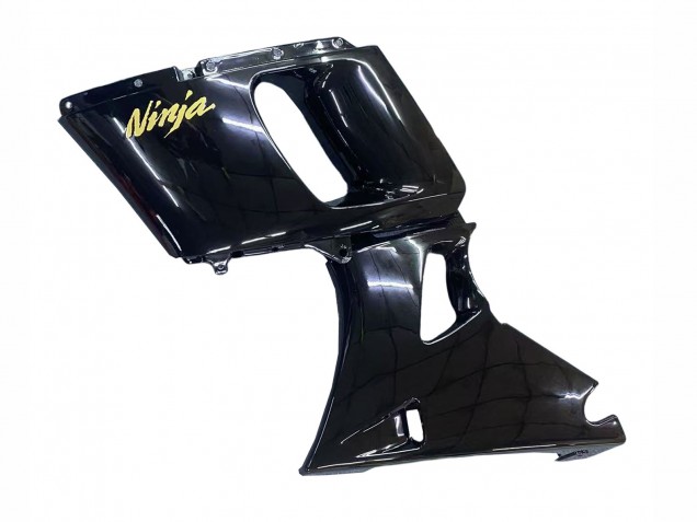 Carenado Moto Kawasaki ZZR400 1993-2007 - Negro Brillante Oro Ninja