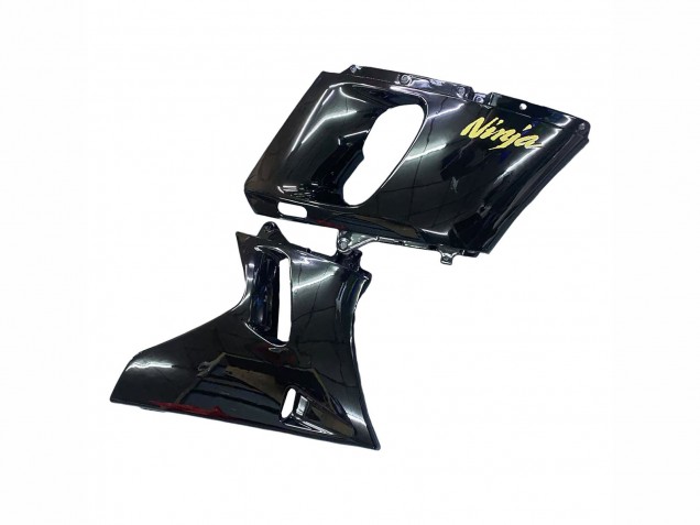 Carenado Moto Kawasaki ZZR400 1993-2007 - Negro Brillante Oro Ninja
