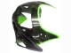 Carenado Moto Kawasaki ZZR400 1993-2007 - Verde Negro Brillante Llama