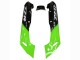 Carenado Moto Kawasaki ZZR400 1993-2007 - Verde Negro Brillante Llama