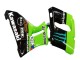 Carenado Moto Kawasaki ZZR400 1993-2007 - Verde Negro Brillante Azul Monstruo Elf Touch4 Bridgestone