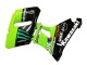 Carenado Moto Kawasaki ZZR400 1993-2007 - Verde Negro Brillante Azul Monstruo Elf Touch4 Bridgestone