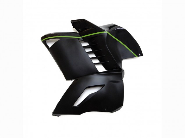 Carenado Moto Kawasaki GTR1400/ZG1400 2007-2009 - Negro Mate Verde Línea
